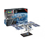 KIT PARA MONTAR REVELL PLATINUM EDITION 25TH ANNIVERSARY ESTAÇÃO ESPACIAL INTERNACIONAL "ISS" 1/144 183 PEÇAS REV 05651